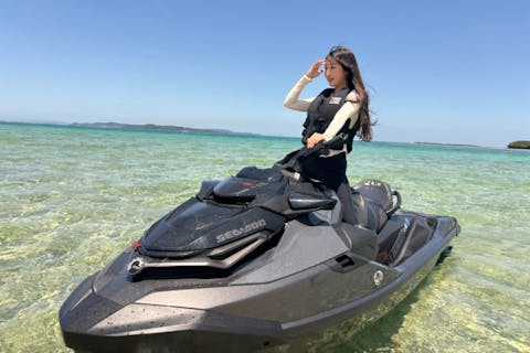 【沖縄・那覇・ジェット3h】開設記念！割引キャンペーン実施中！免許必須！ジェットレンタル3時間！カップル、友人、大人気！”完全貸切”乗り合せ一切なし！