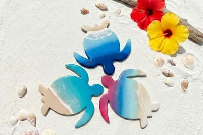 宮古島・当日予約OK】空港5分！雨の日OK｜送料無料！大きな『ウミガメ