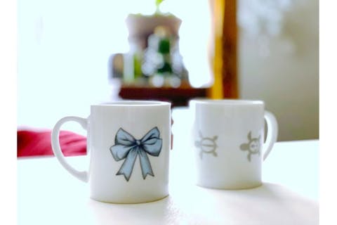 【京都・嵐山・ポーセラーツ体験】オリジナルのマグカップが作れます