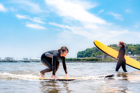 【神奈川・湘南・江ノ島・体験サーフィン】初めての方におすすめの格安サーフィン体験プラン！