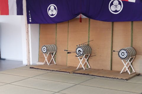 【京都・東山】 弓術体験　半弓道場 侍体験　修学旅行にオススメ!（10射コース）