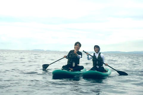 【和歌山・地ノ島】無人島1周SUPプラン