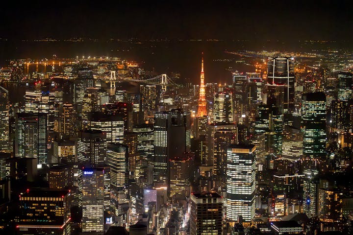 東京夜景ヘリコプター