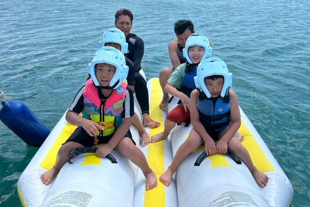 【北谷・アメリカンビレッジ】スリル満点！海で叫べ！マリンスポーツ爆走3連発プラン