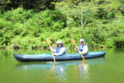 【秩父長瀞／埼玉 関東】長瀞近くで『季節のカヌーカヤック体験』　春はお花見・新緑＊秋は紅葉　◎4才～初めてOK！こども、ファミリー、カップルさんに　◎東京都心から日帰りも