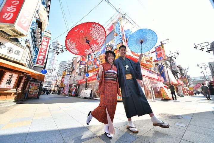 大阪着物レンタル 花小町 新世界