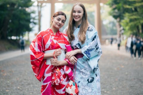 【原宿/渋谷/明治神宮】着物／浴衣フォト体験｜明治神宮徒歩3分・着付け＆撮影付き