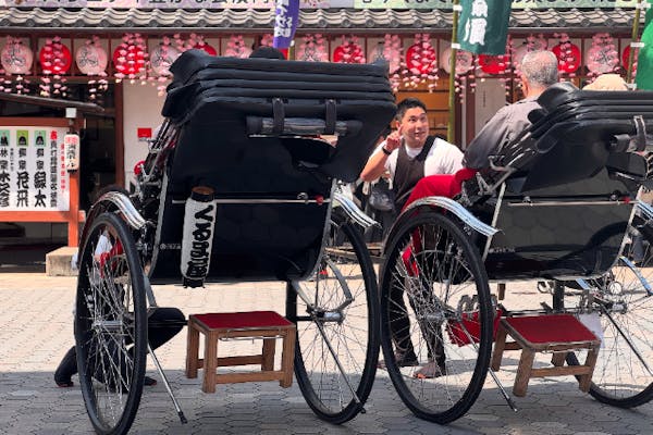 定番ショート！】浅草名所をぐるっと巡る30分人力車の旅｜アソビュー！