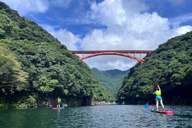 【屋久島・SUP】女性ガイド！安房川でSUPを楽しもう！