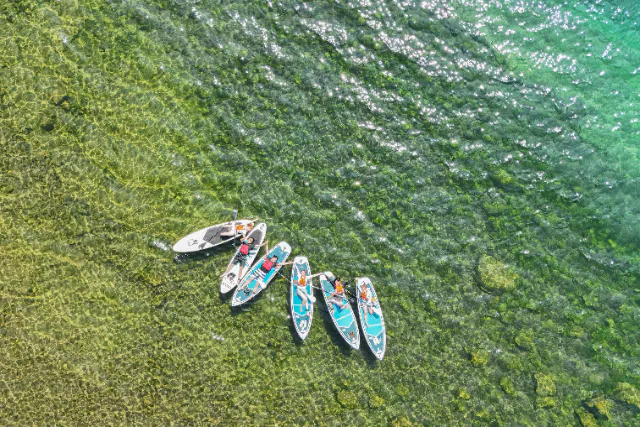 【北海道・洞爺湖・SUP】世界ジオパーク認定カルデラ湖SUP体験！写真動画無料＋ドローン空撮！山岳・野外救急資格ガイド常駐◎6歳〜80歳・愛犬OK！手ぶらで参加可！