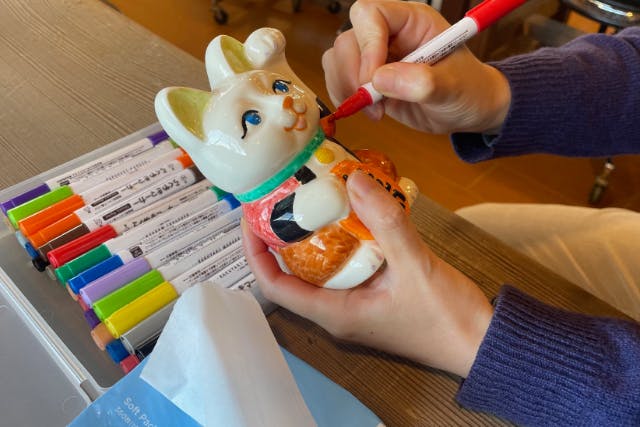 常滑焼絵付け体験 当日お持ち帰りできるお気軽コース　招き猫