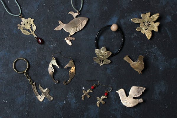 大阪・住之江・真鍮アクセサリー作り】自由度高め♪オリジナル