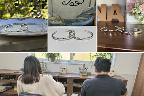 【淡路島・シルバーアクセサリー】本格的なシルバーリング作り！リングやペンダント・バングルからお選びいただけます