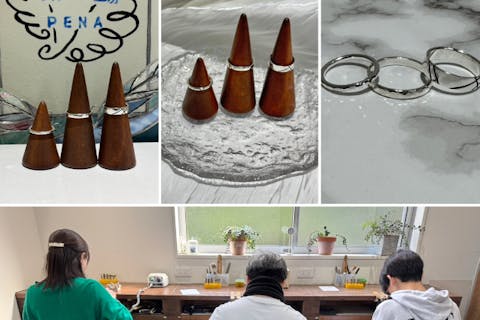 【淡路島・シルバーアクセサリー】本格的なシルバーリング作り！リングやペンダント・バングルからお選びいただけます