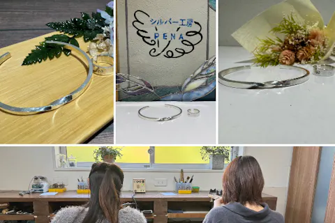 【淡路島・シルバーアクセサリー】本格的なシルバーリング作り！リングやペンダント・バングルからお選びいただけます