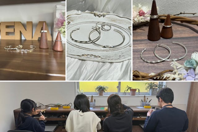 【淡路島・シルバーアクセサリー】本格的なシルバーリング作り！リングやペンダント・バングルからお選びいただけます