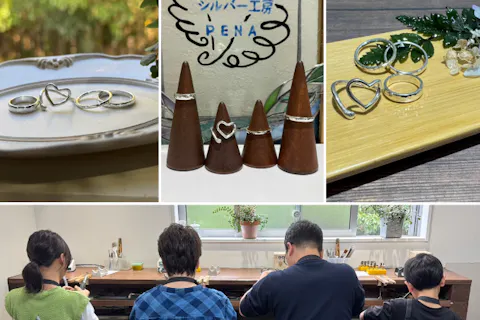 【淡路島・シルバーアクセサリー】本格的なシルバーリング作り！リングやペンダント・バングルからお選びいただけます