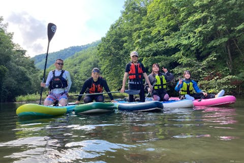 【十勝・帯広・中札内 1組限定！！ワンちゃんもOK！SUPスタンドアップパドル体験】とかち帯広空港近隣帯広から40分鏡の水辺SUP体験♪