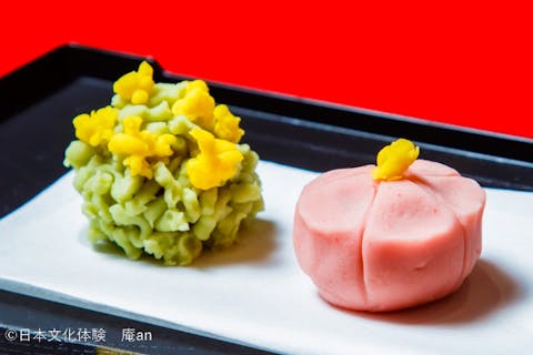 【仙台・お菓子作り】日本の文化を楽しく学ぼう！練り切り和菓子（2個）