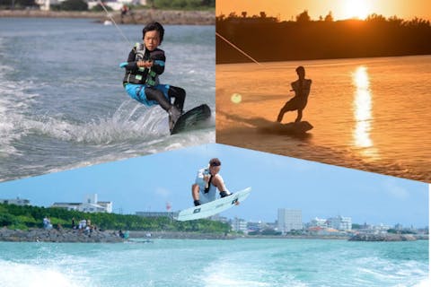沖縄・座間味・ウェイクボード】海を駆ける爽快アクティビティ