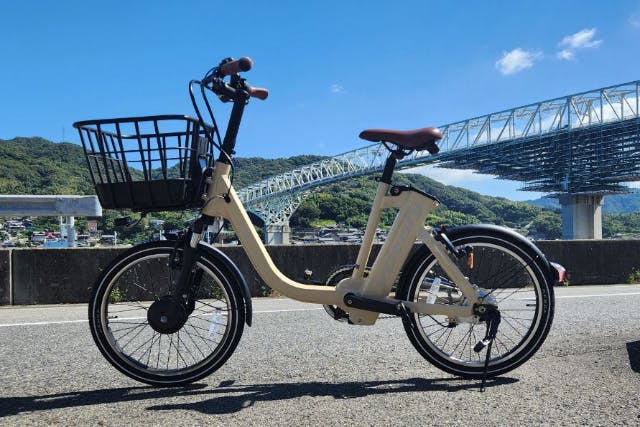 【広島】レンタサイクル：全台電動アシスト自転車で江田島市のほか呉市、広島市にも走行することが可能なプラン