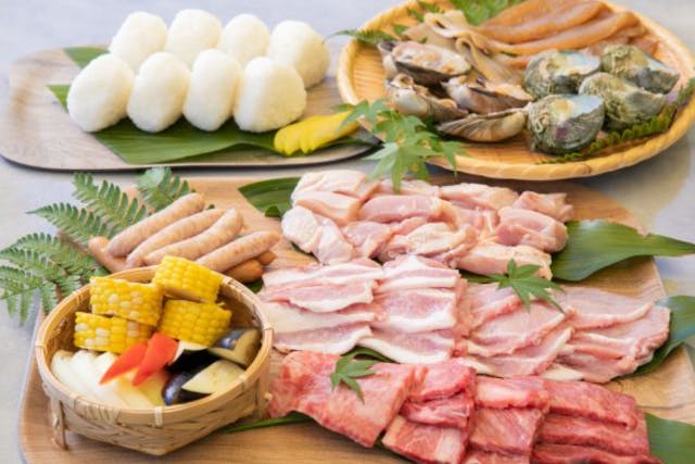 【愛知・美浜・手ぶらBBQ】BAMBOOコース：知多牛と新鮮魚介を気軽に堪能！手ぶらで本格BBQ！