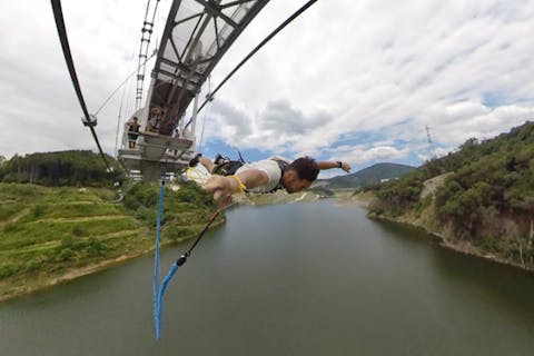 【大阪・茨木・バンジージャンプ】究極の絶叫セット！バンジージャンプ＆バンジーブランコ