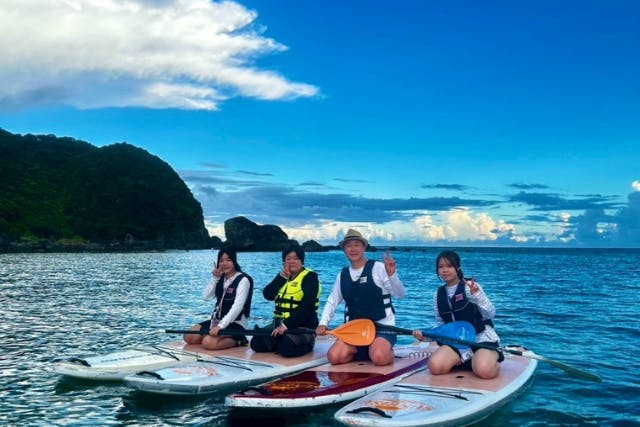 【冬割】奇跡の透明度！久米島ブルー体験SUP《写真付き》