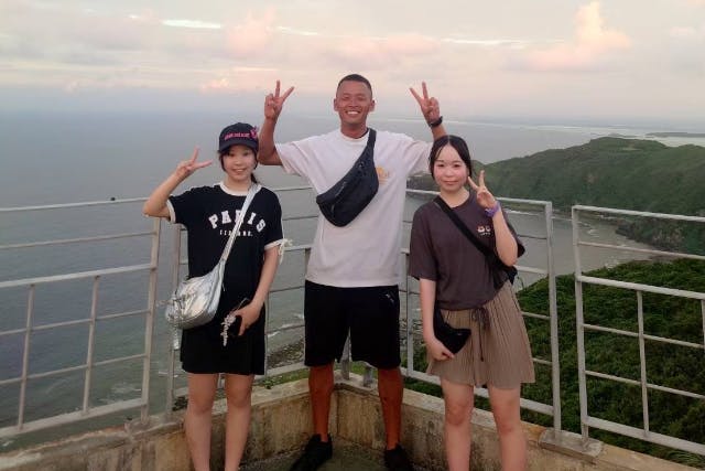 【雨・風OK】断崖絶景×城跡×展望台！久米島名所めぐり