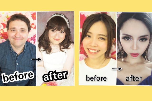 【初回割引 実施中！】コスプレ変身ヘアメイク&撮影（１名様用）＜ウィッグや衣装は全て無料！！＞お友達同士・カップル・ファミリー用プランもあります！