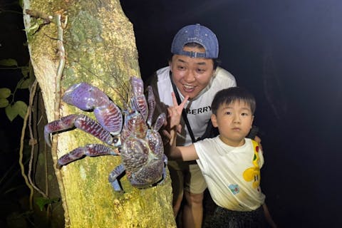 宮古島★病回復健康不安解消オルゴナイト 宮古島｜夜】0歳-90歳◎幻のヤシガニ・ジャングル探検ツアー！＜90分