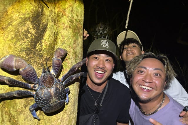 【宮古島｜夜】0歳-90歳◎幻のヤシガニ・ジャングル探検ツアー！＜90分＞★Winter Sale★