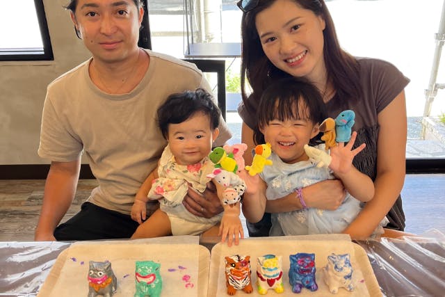 【シーサー絵付け】沖縄の守り神シーサーを自分色に彩ろう♪