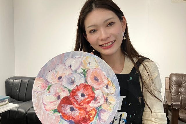 ワインと音楽とアート体験！失敗しないアート体験！誰でもアーティストになれる場所！立体感溢れるテクスチャーアート！