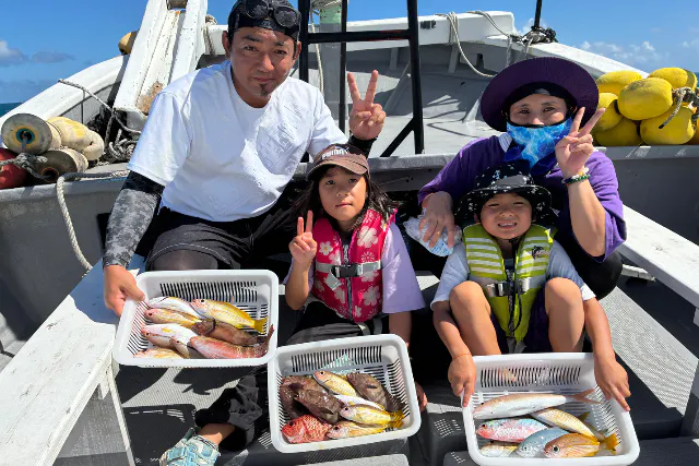 沖縄手ぶらで釣り体験　３時間　