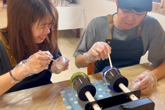 【沖縄・宮古島】〜都合の良い時間で予約可能〜グラスレジンアート体験！大人気のレジンアートをグラスで体験☆宮古空港から車で5分の好立地♪