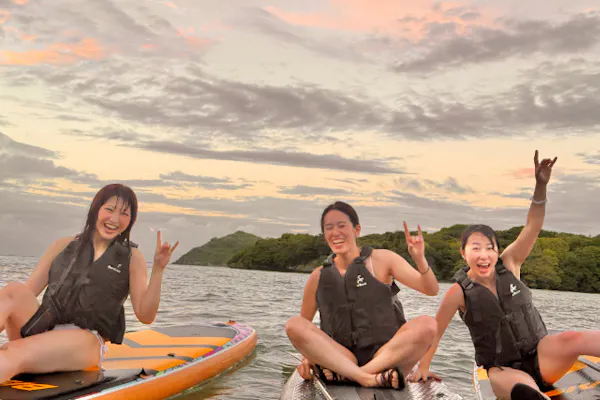 4月限定モニター割！石垣島｜サンセットSUP】最新ドローン撮影付き