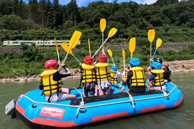『長野・団体・学生さん向けみんなで楽しくラフティング♪』＊温泉付きプラン＊