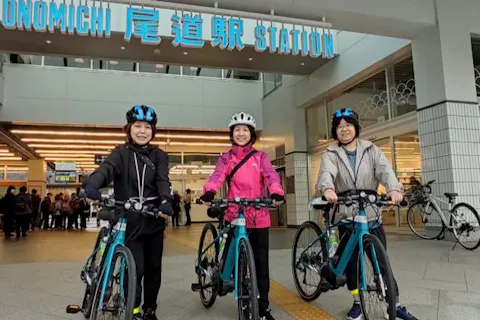 Ｅバイクでめぐる！　しまなみ海道サイクリング　サポートカー付き！