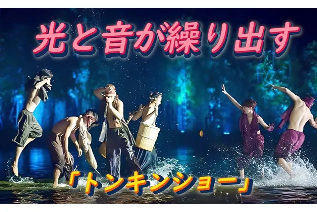 【文化鑑賞】光と音が繰り出すLIVEパフォーマンス 「トンキンショー」