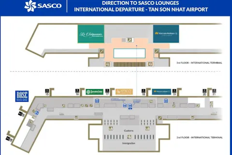 タンソンニャット国際空港　ラウンジチケット（3時間）の画像を表示しています