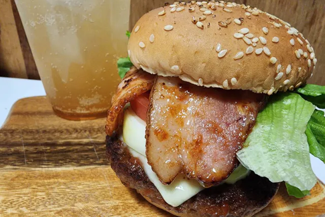 ツリーイング・焚火バーガー体験