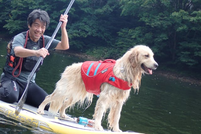 【群馬・みなかみ・SUP】わんことSUP体験コース