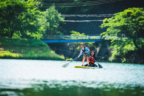 3歳から体験できる！キッズレイクパーク（SUP / カヤック）