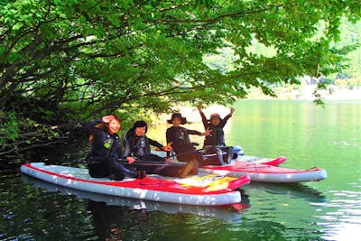 軽井沢 近くで『SUP(サップ)体験』アウトドア 外遊び レジャー ☆新緑