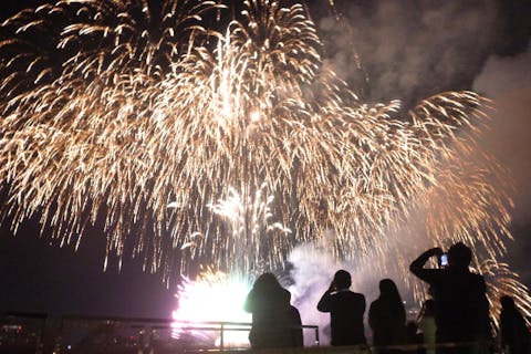 5/25(日)お台場で開催される花火イベントを屋形船から鑑賞するプラン