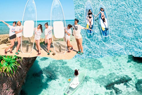 【石垣島/2時間】石垣ブルーを満喫！ クリアSUPクルーズ《GoPro写真データ無料》ドローン撮影オプションあり