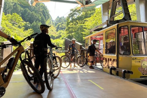 【山梨・甲府市・マウンテンバイク】初級「昇仙峡」MTB体験ツアー【1日】