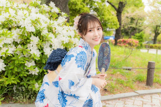 【東京・立川・浴衣レンタル】ヘアセット付き！花火大会や夏祭りにも！浴衣一式レンタル＆着付けプラン！
