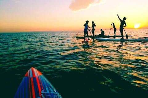 【愛知・新舞子】8月・9月 サンセットSUPクルージング（1.5時間）新舞子の美しいサンセットを眺めながら非日常な体験をしてみませんか☆